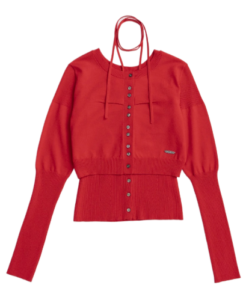 ちょっとだけエスパー 宮崎あおい トップス カーディガン 赤