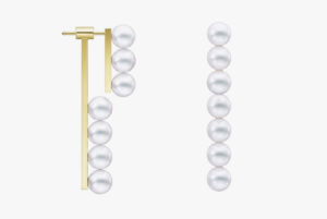 リブート 戸田恵梨香 パールラインピアス 幸後一香